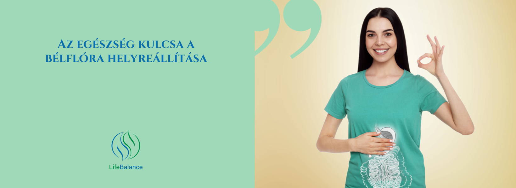 Az egészség kulcsa a bélflóra helyreállítása